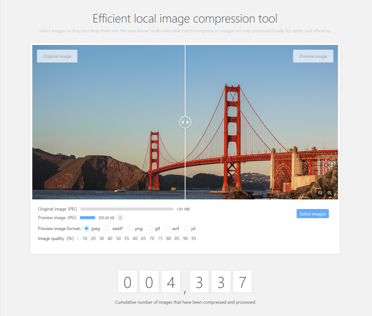 Compresor fotofun