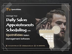 Salon Management Software - SpotnRides gallery image