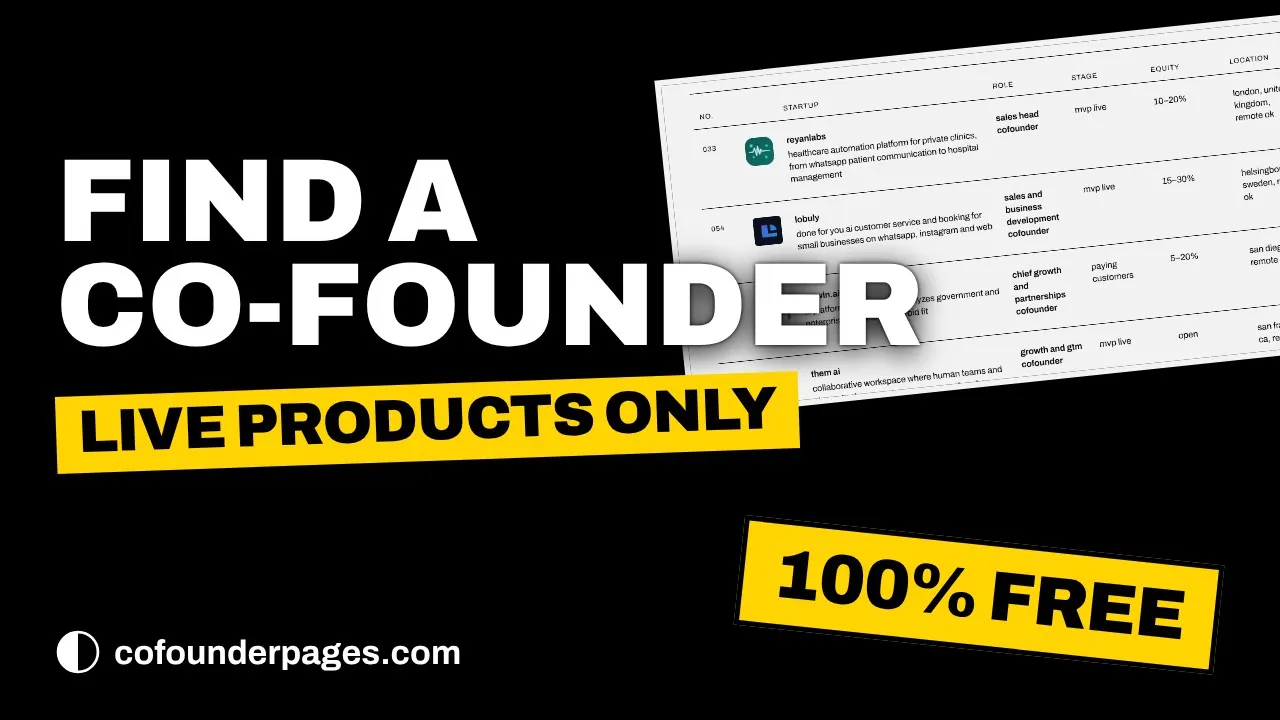 Cofounder Pages gallery image