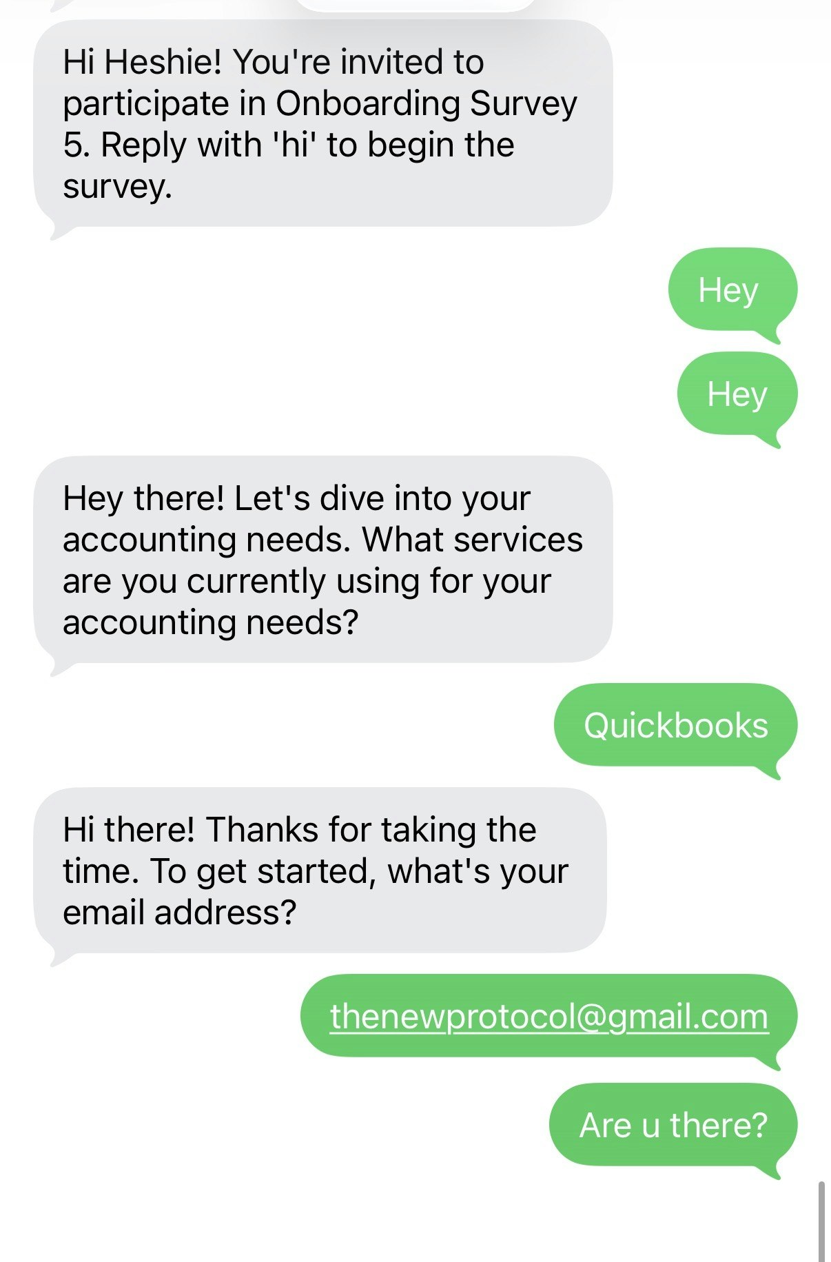 Chat To Survey - Screenshot 3 showing product features and functionality