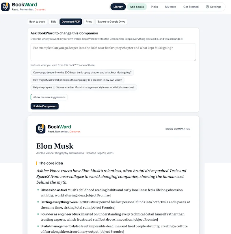 BookWard - Read, Remember, Discover screenshot 5