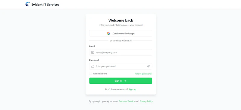 Evident  screenshot 1