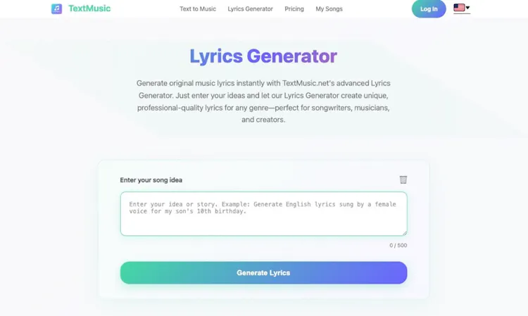 TextMusic– The AI Text-to-Music Generato