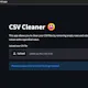 csv files cleaner