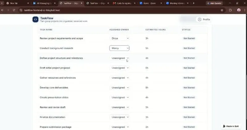 TaskFlow  screenshot 2