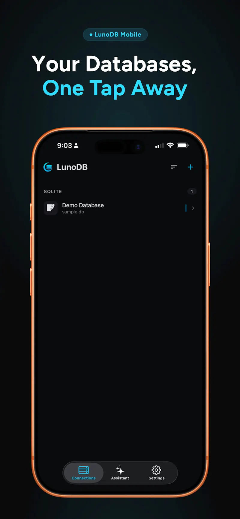 LunoDB Mobile screenshot 1