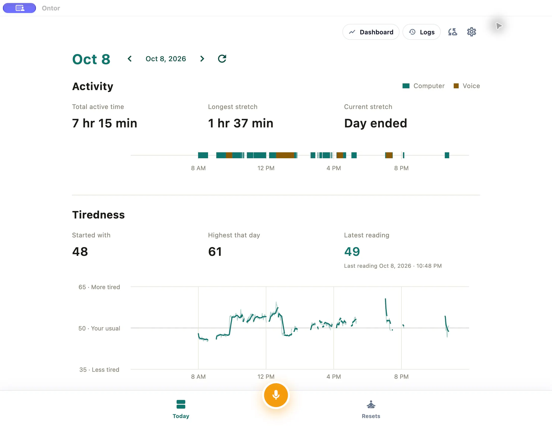 Ontor.ai: Smart Break Reminders screenshot 4
