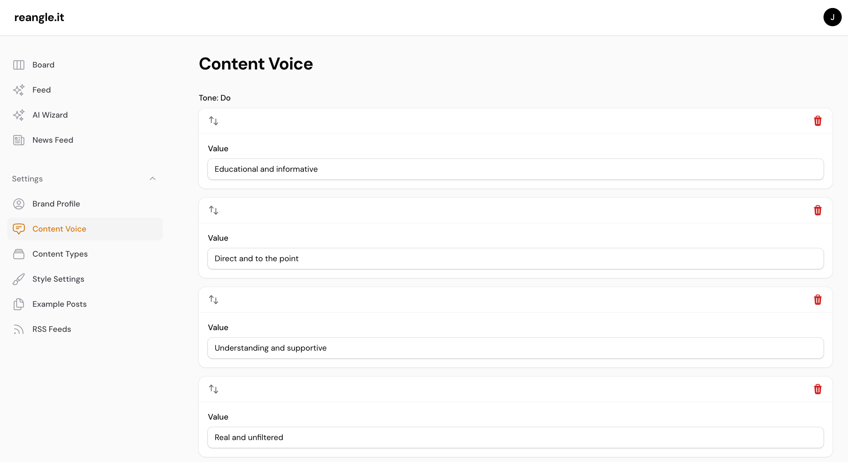 reangle - AI Personal Brand Ghostwriter gallery image
