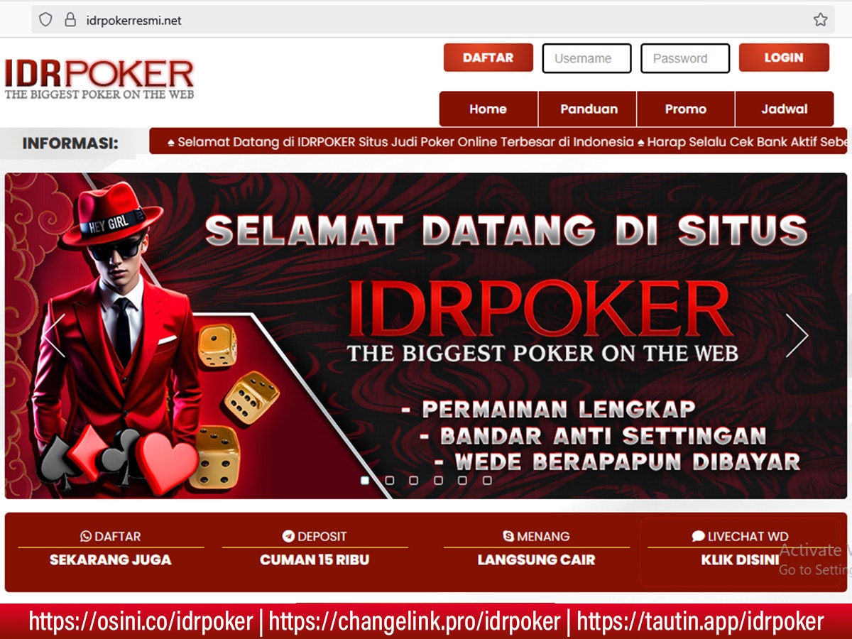 最新の公式の代替IDRポーカーリンク - idrpokerリンクの代替|公式idrpoker | idrpokerログインメディア1