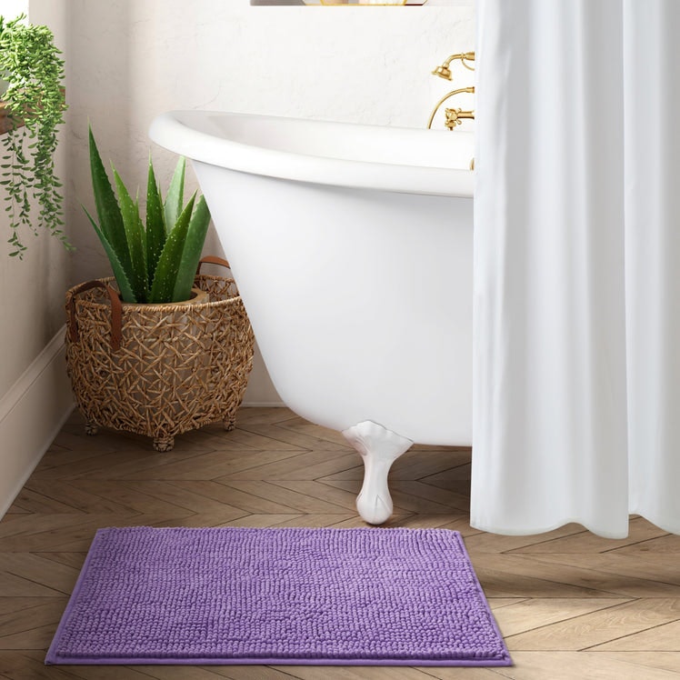 Non Slip Bath Mat Soft Chenille gallery image