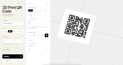QR Code Generator for 3D Printing gallery image