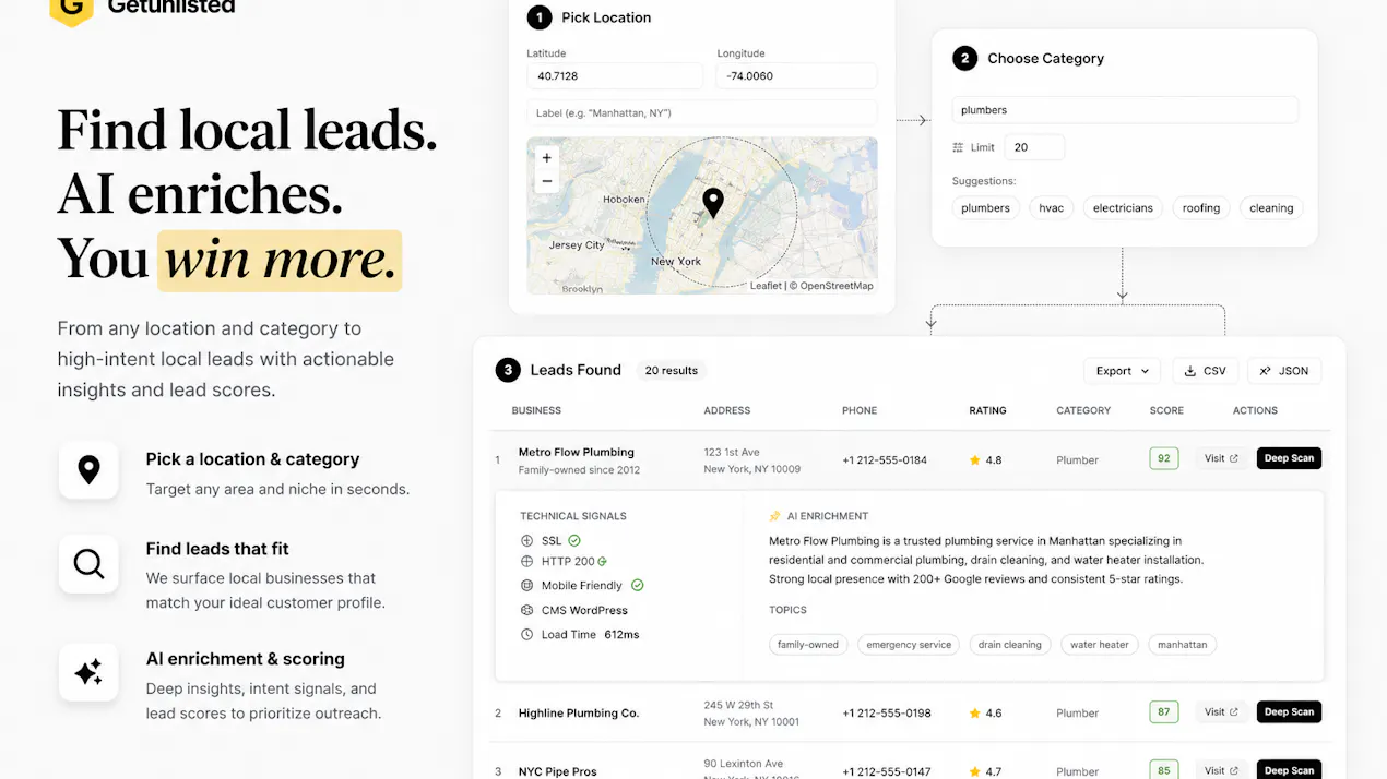 Getunlisted product