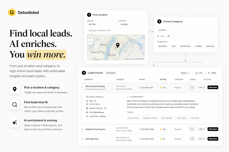 Getunlisted screenshot 1