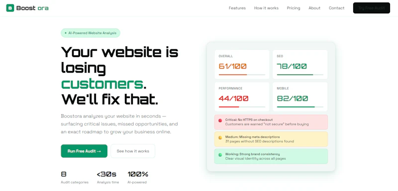 Boostora screenshot 1