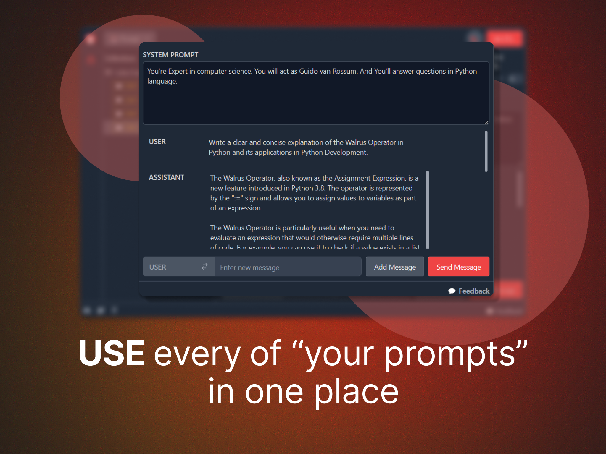 Laika: Postman for AI / LLMs playground. gallery image