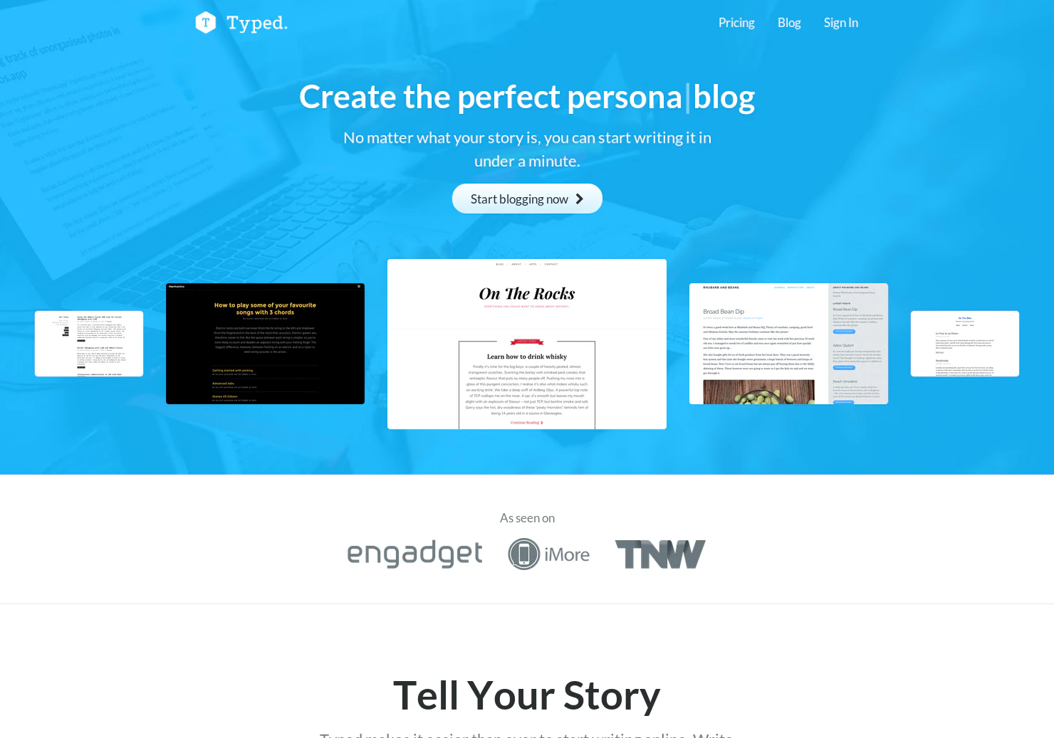 Typed: A Better Blogging