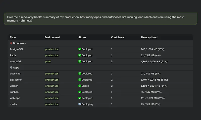 Platform screenshot 2