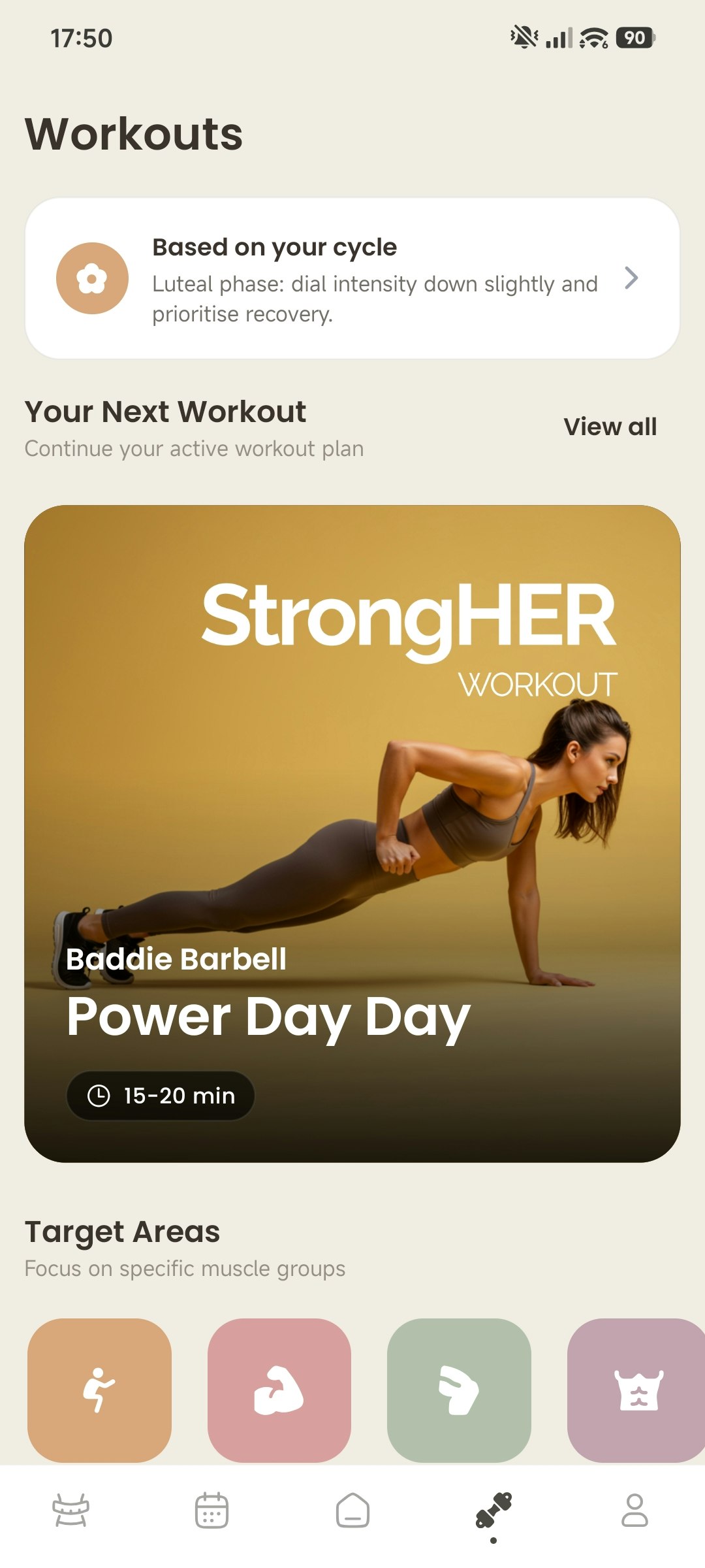 Svelta: Fitness App for Women - Screenshot 5 showing product features and functionality