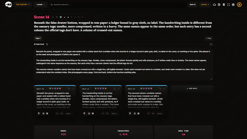 Skeleton Draft screenshot 3