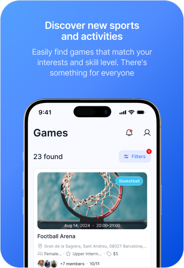スポーツ - スポーツゲームを簡単に見つけ、参加し、整理しますメディア3