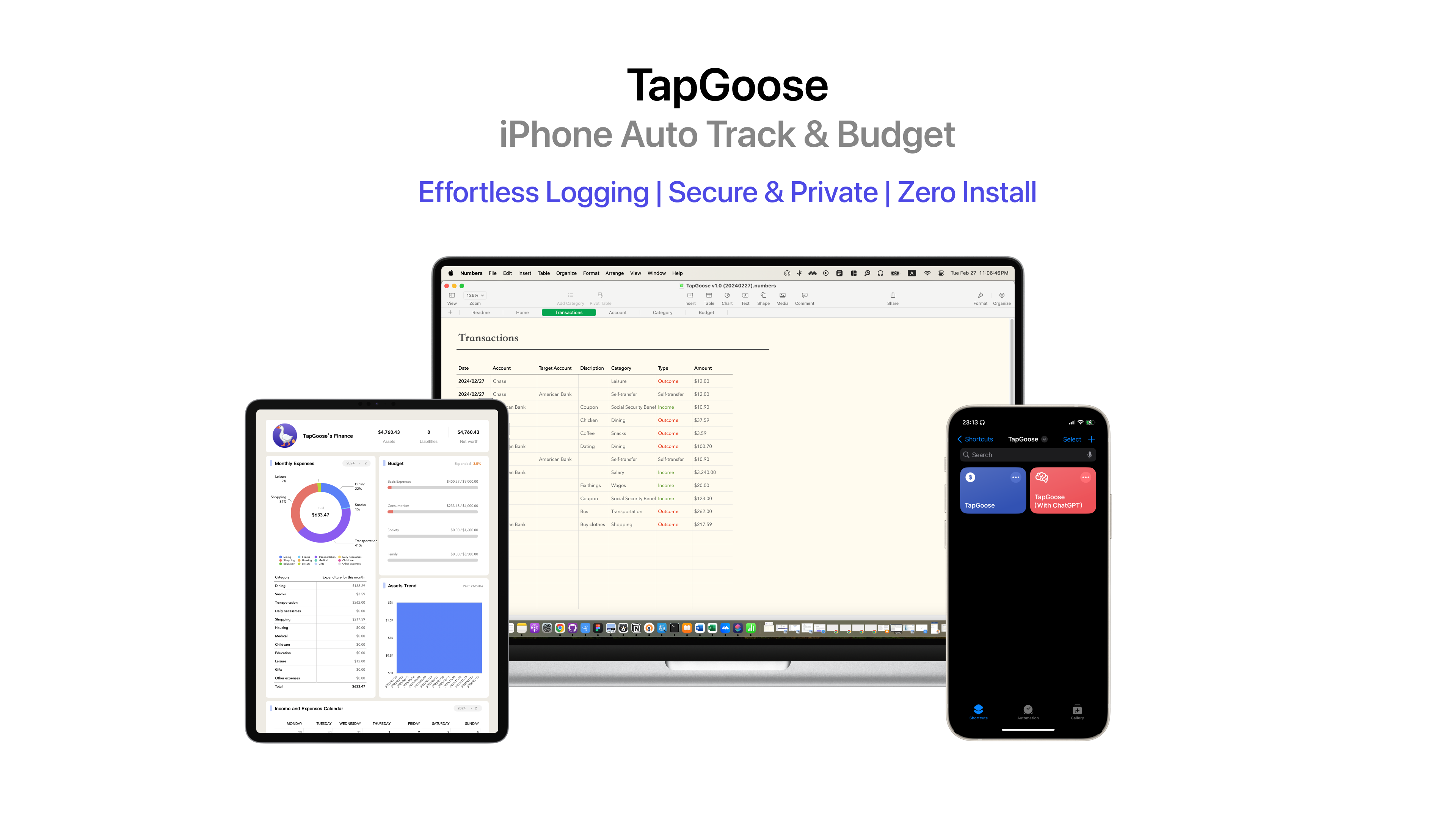 TAPGOOOSE: बैक टैप द्वारा ट्रैकिंग ट्रैकिंग - Apple शॉर्टकट, बैक टैप, ऑटो ट्रैकिंग मीडिया 2