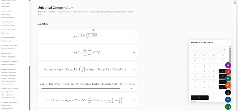  Mathematics  Physics  Computer Science screenshot 2