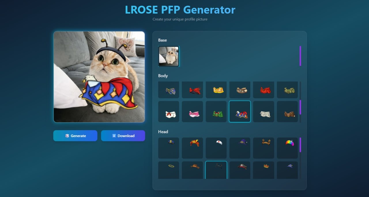 Luna Rose Profile Picture Generator gallery image