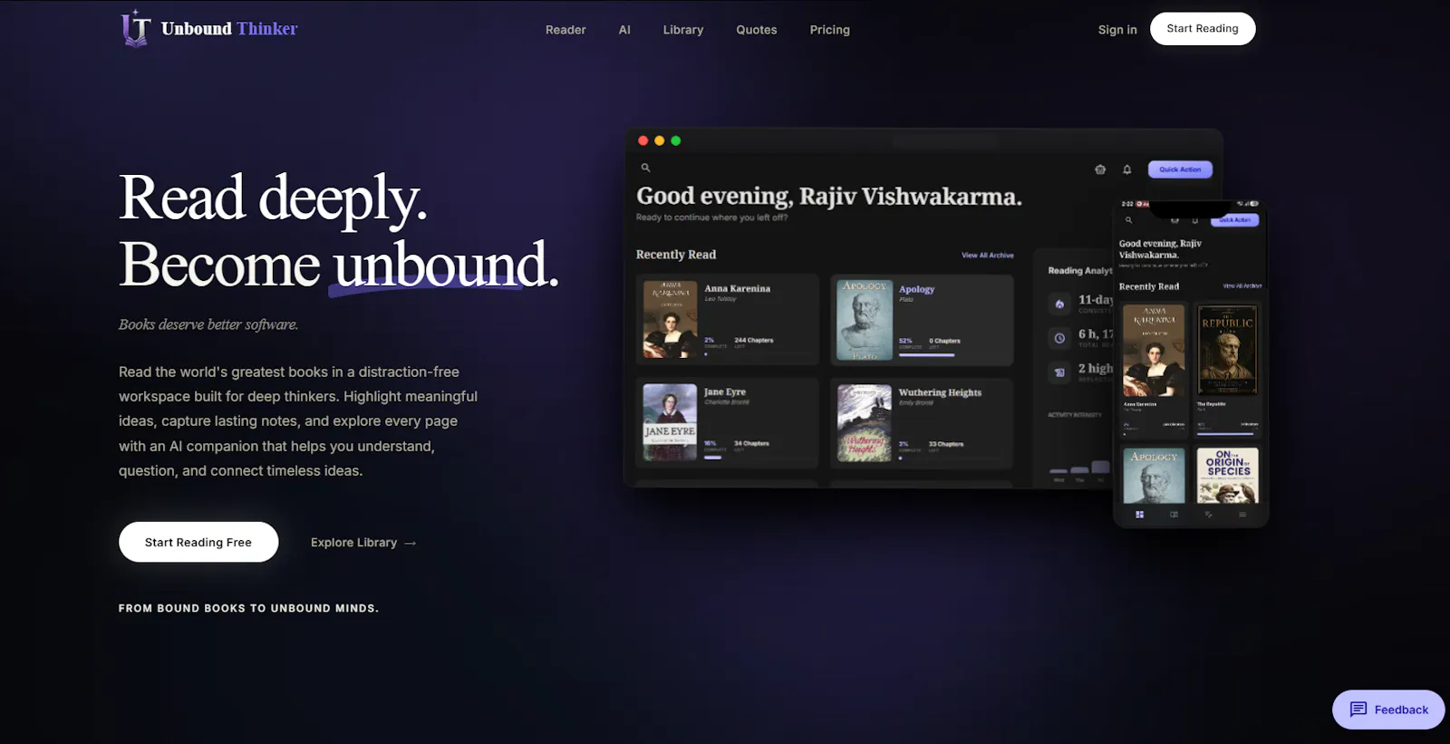 Unbound Thinker screenshot 1