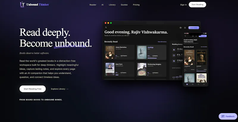 Unbound Thinker screenshot 1