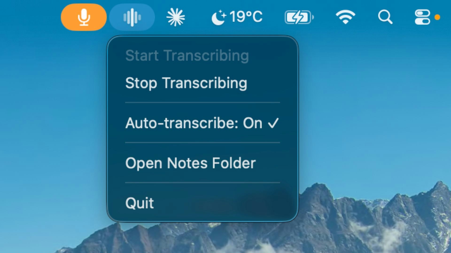 trnscrb - Main product screenshot demonstrating key features and user interface