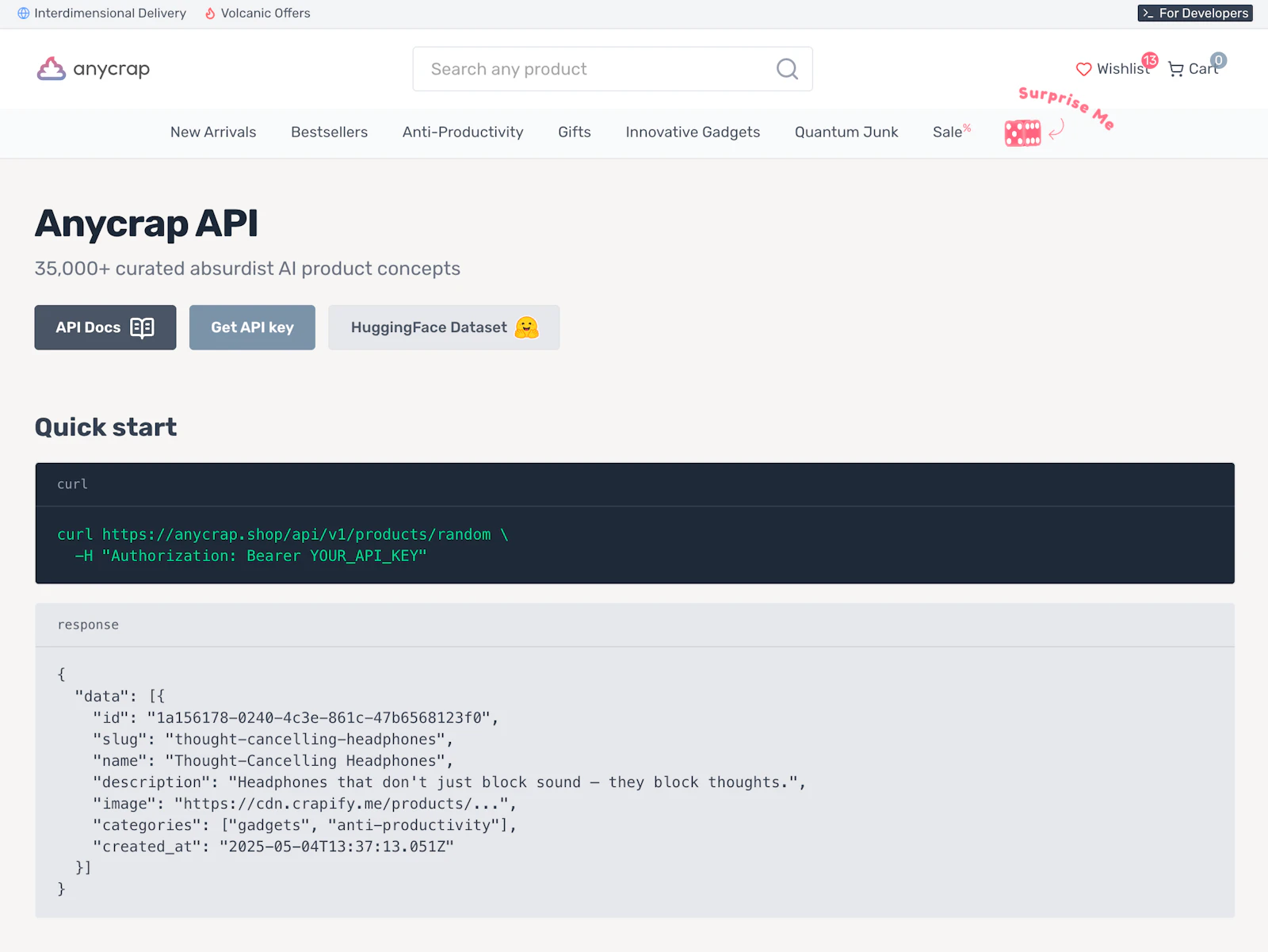 Anycrap — The Store of Infinite Products screenshot 3