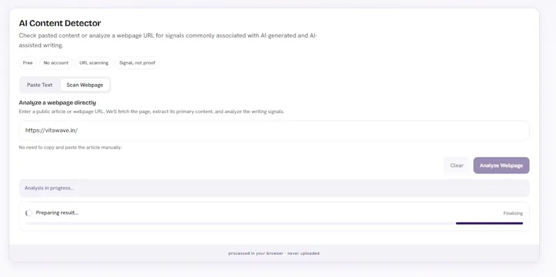 AI Content Detector screenshot 3
