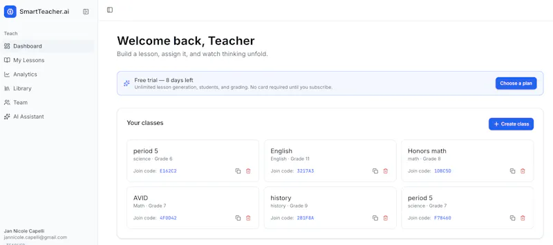 SmartTeacher.ai — Teacher screenshot 6