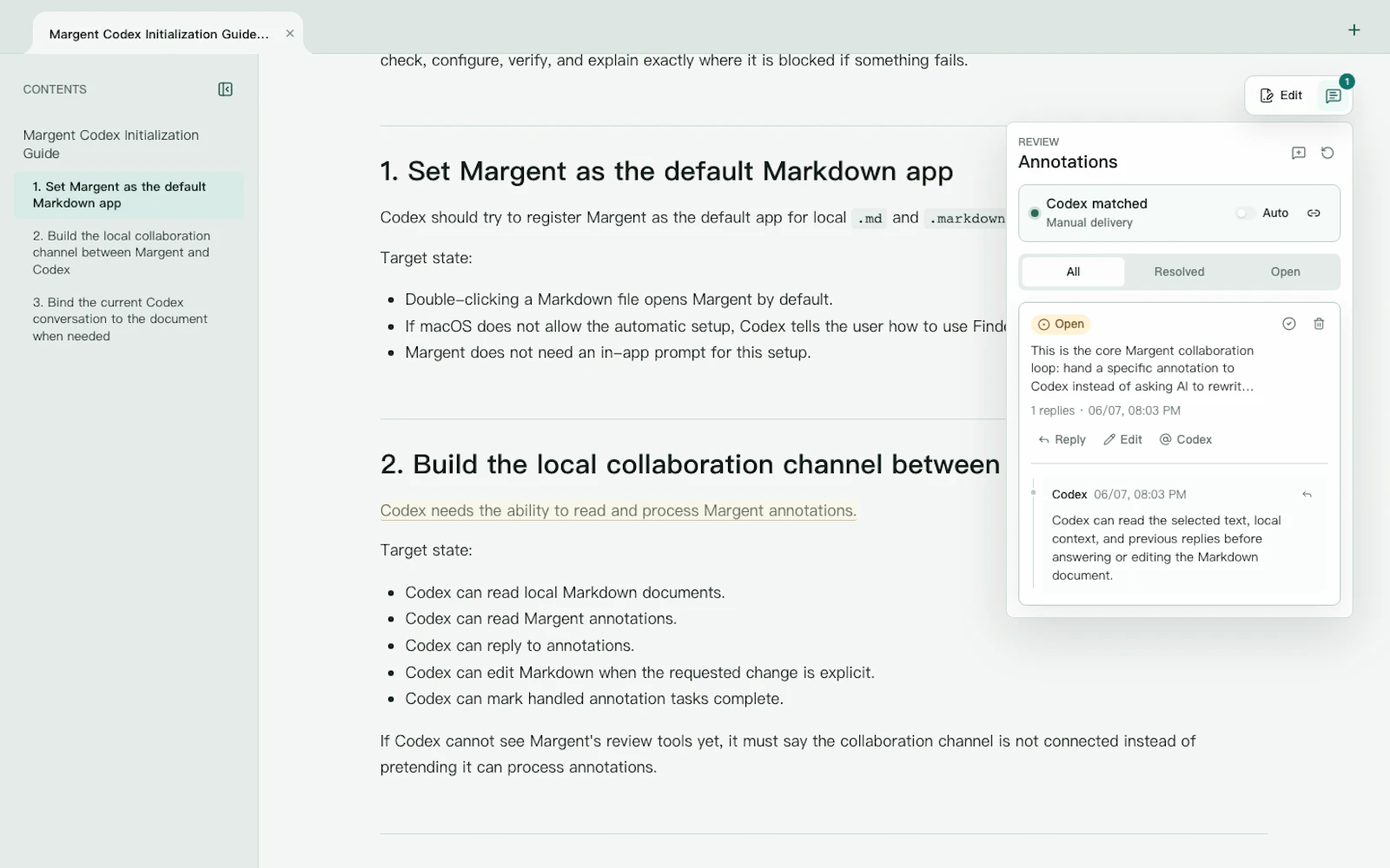 Margent screenshot 2