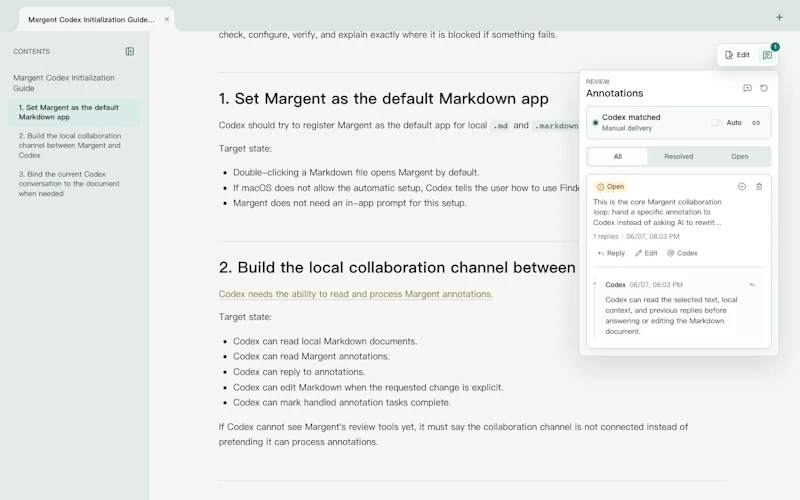 Margent screenshot 2