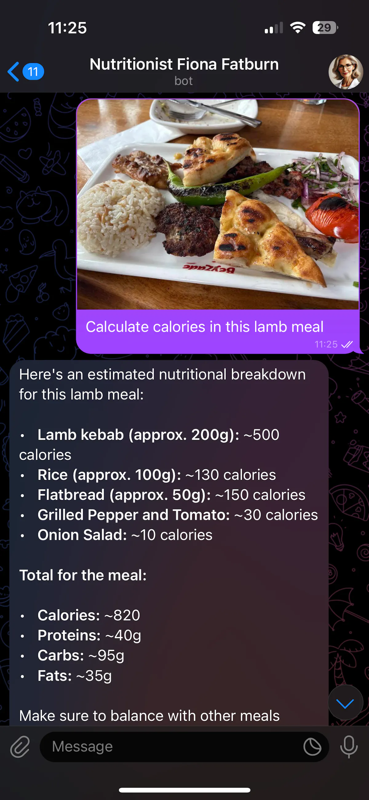 Fiona Fatburn: Your Nutrition Assistant
