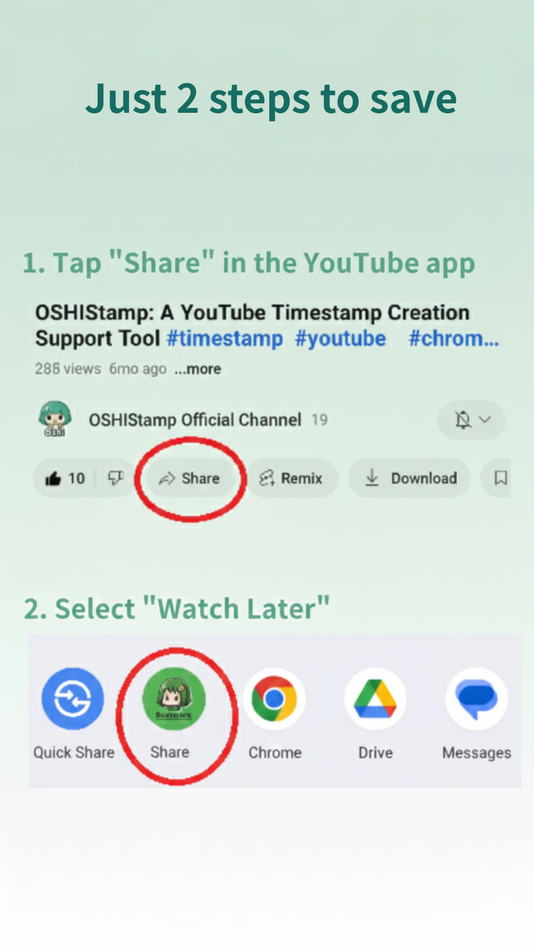 Watch Later - Video Bookmark gallery image