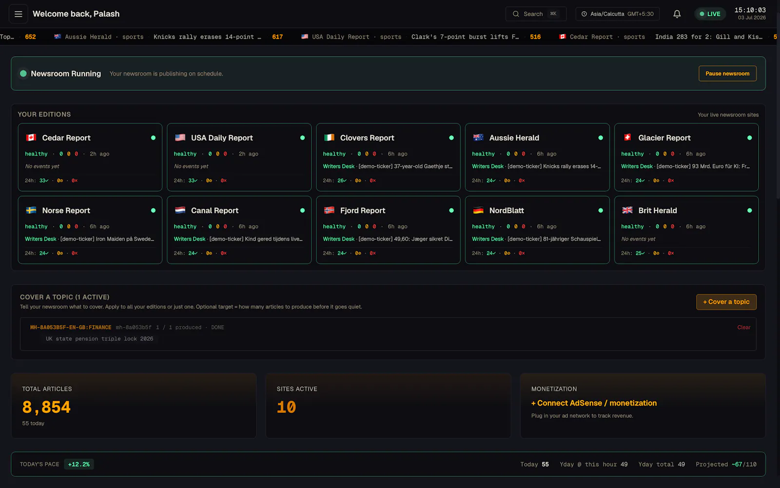 Mastheads screenshot 3