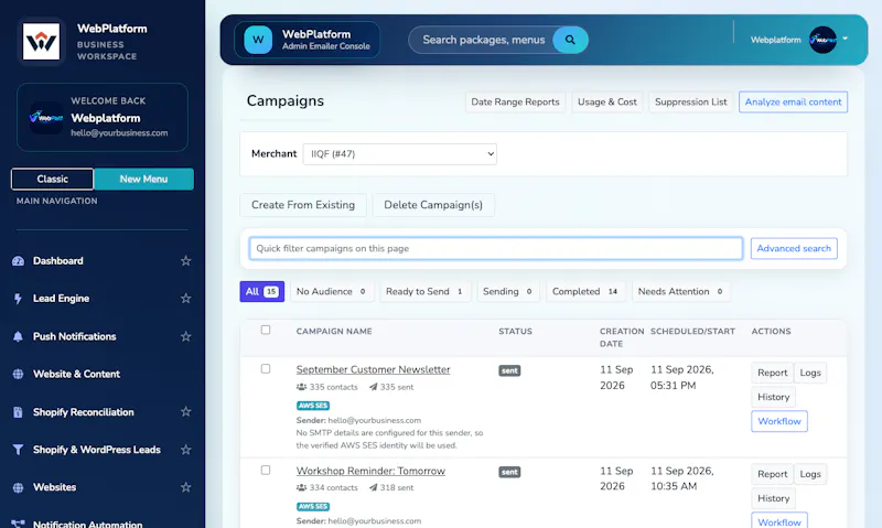 WebPlatform screenshot 4