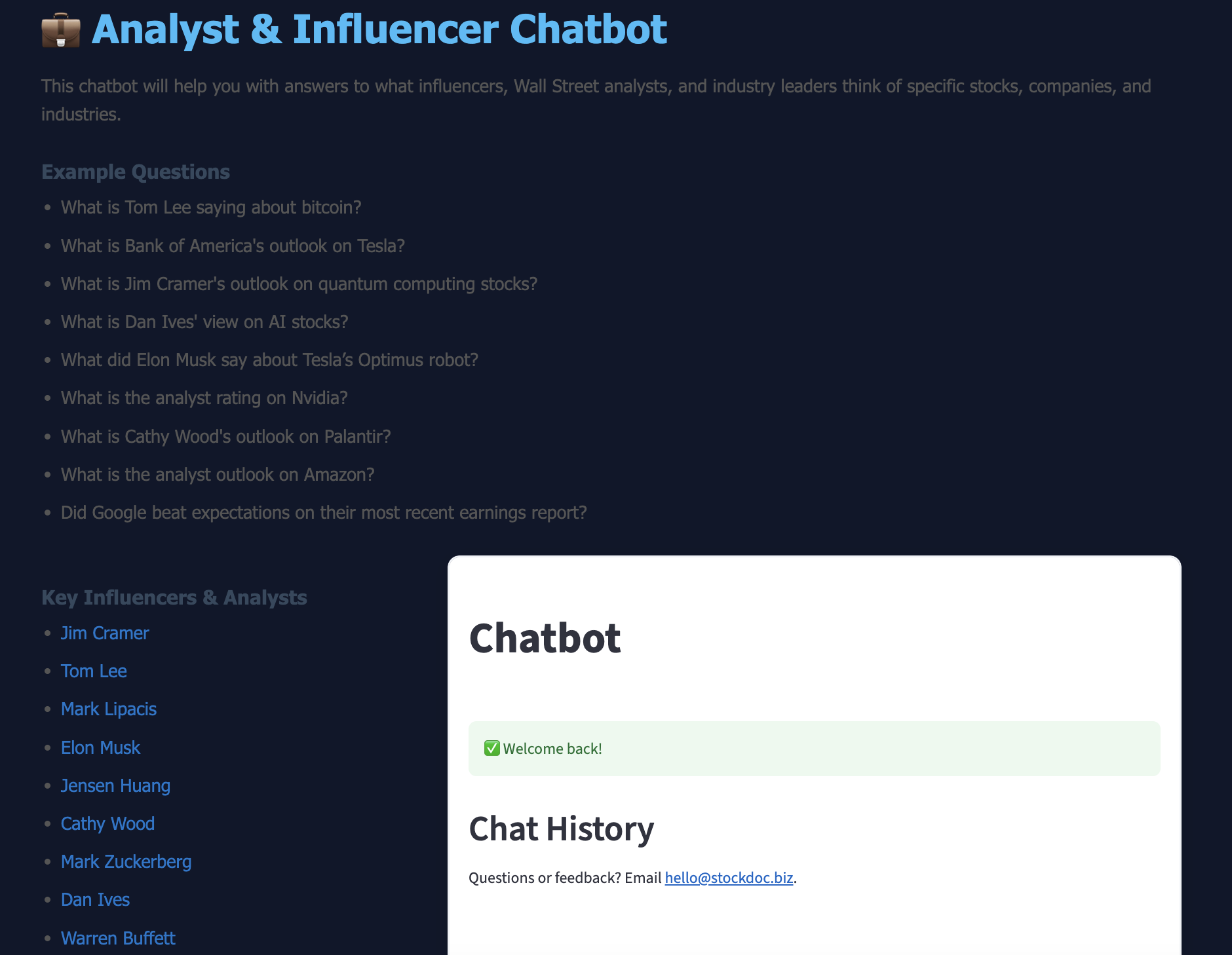 Stock Market Chatbots media 4