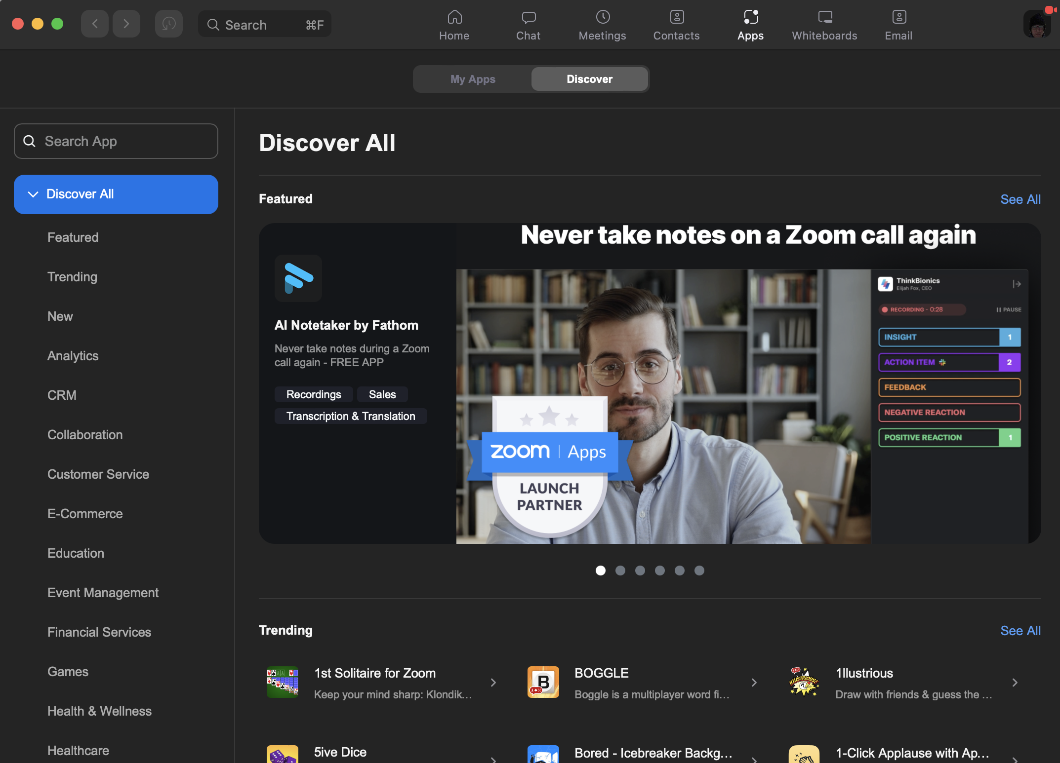 Ứng dụng Zoom SDK media 4