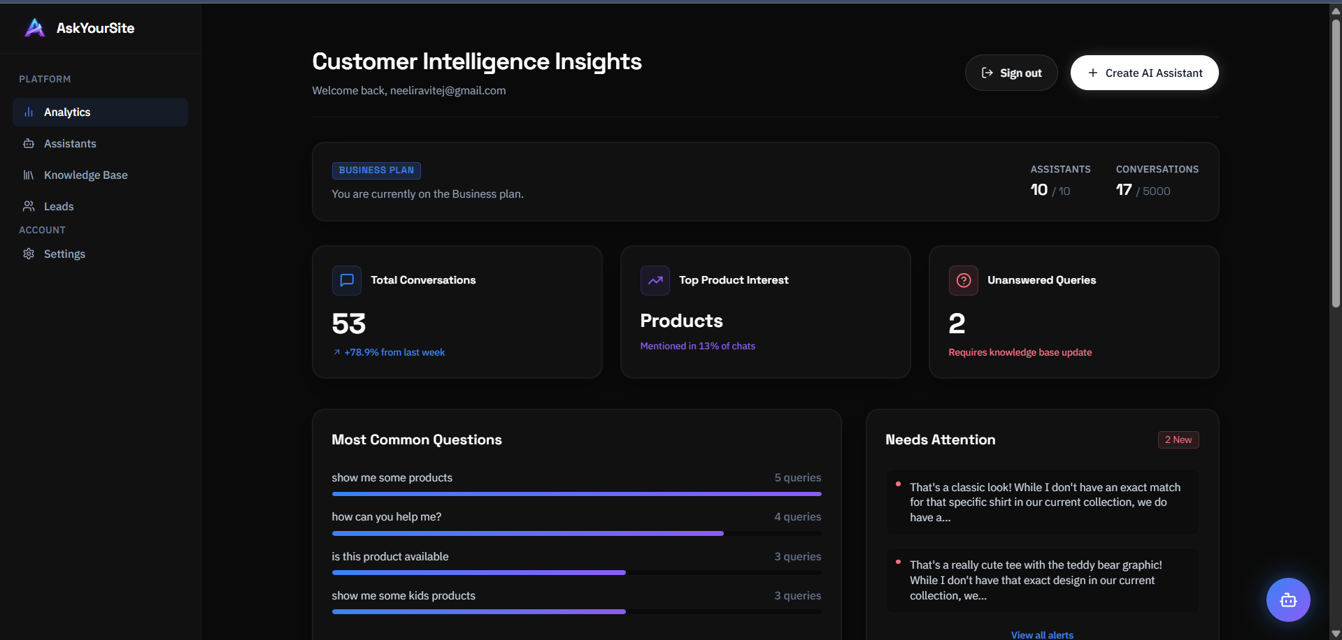 AskYourSite gallery image