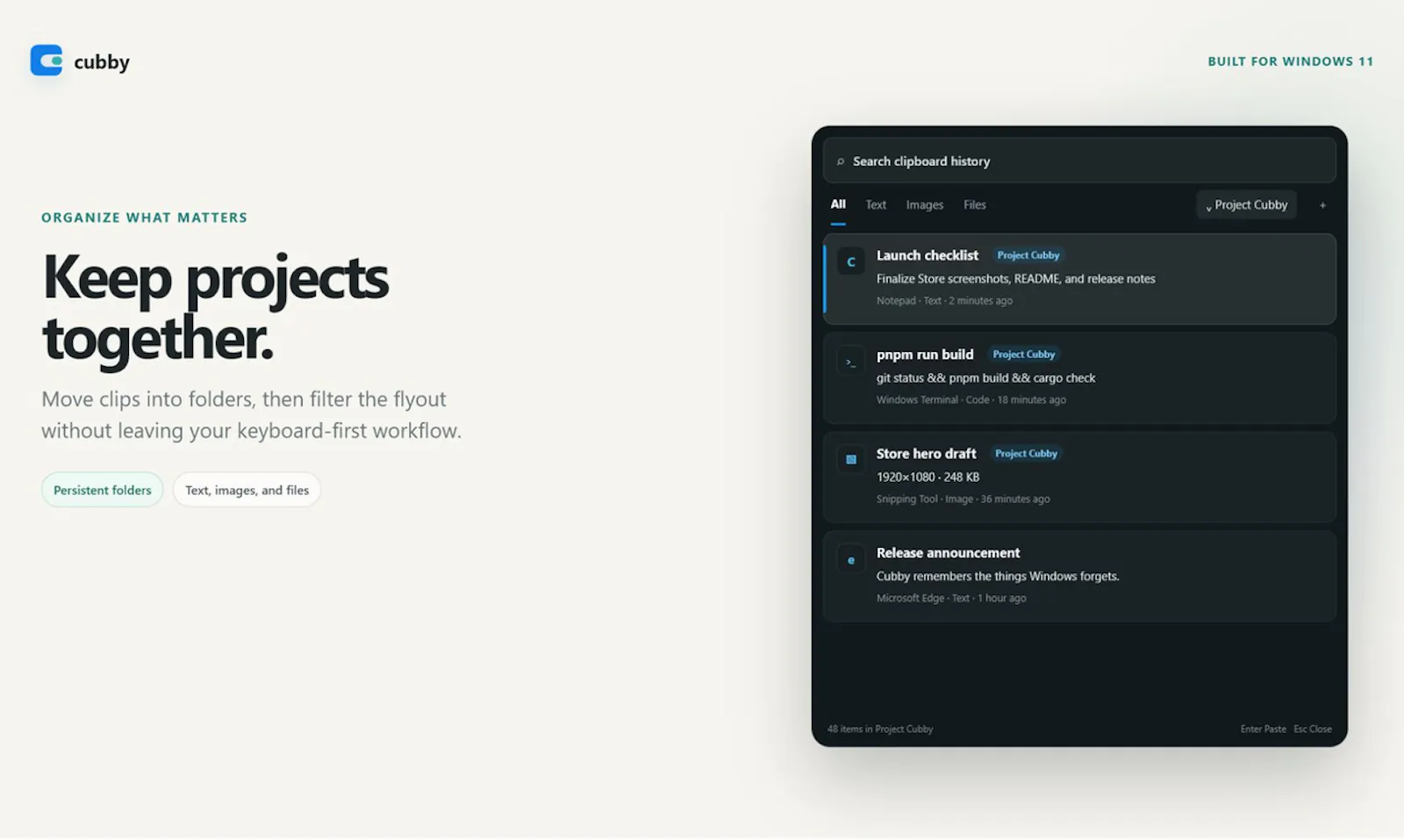 Cubby Clipboard screenshot 4