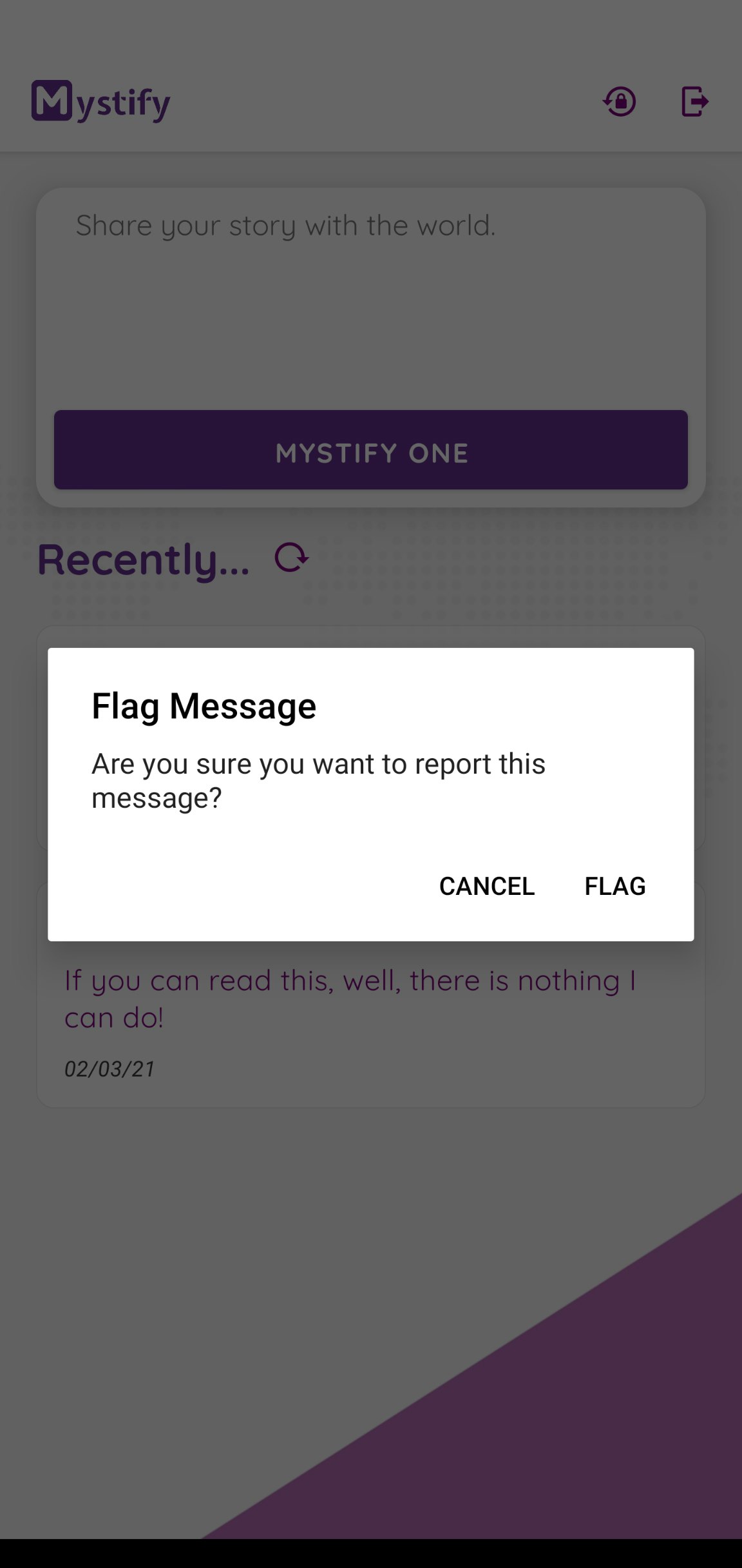 Mystify App gallery image