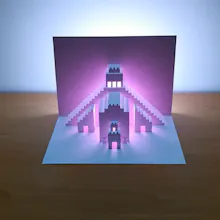 Kirigami Creations: 3D Paper Craft Kit gallery image