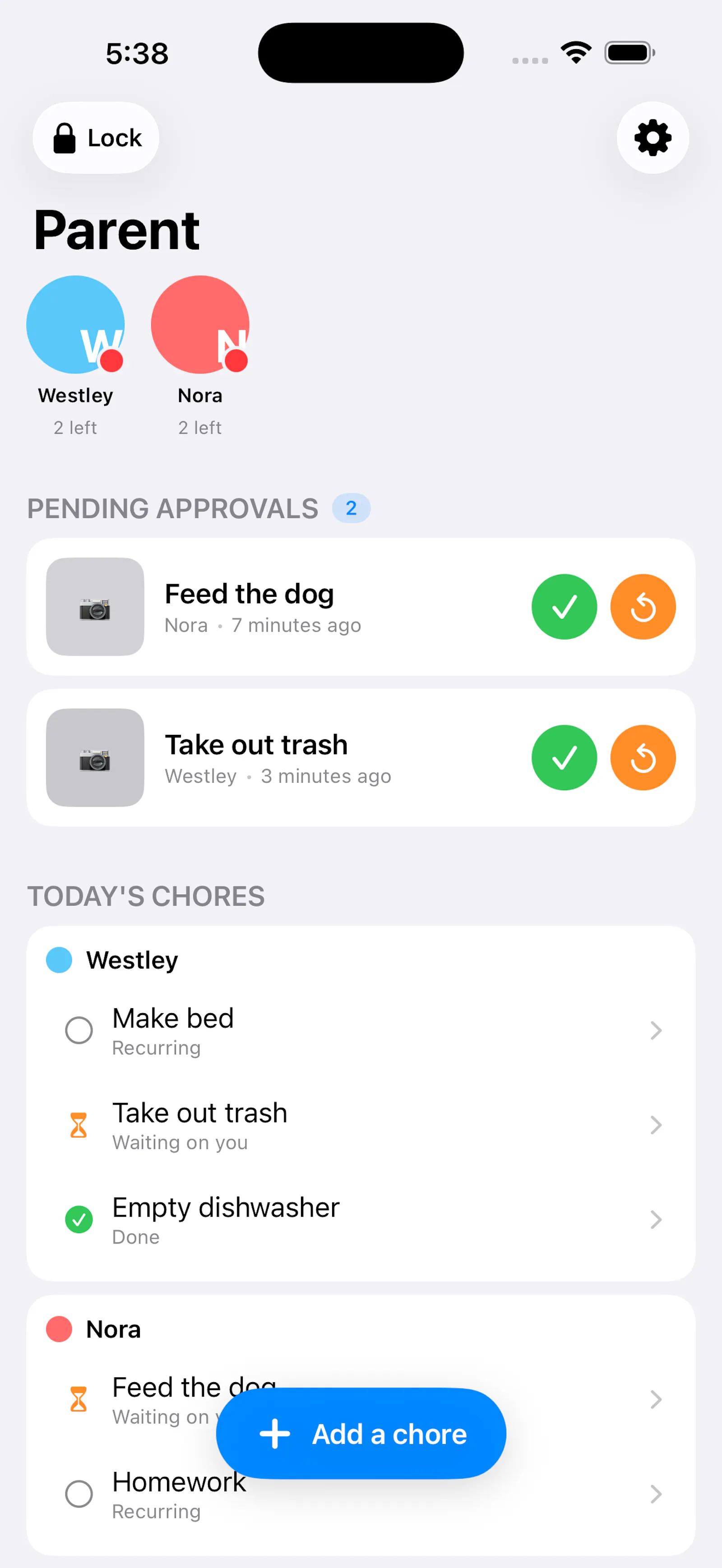 ChoreKey screenshot 1