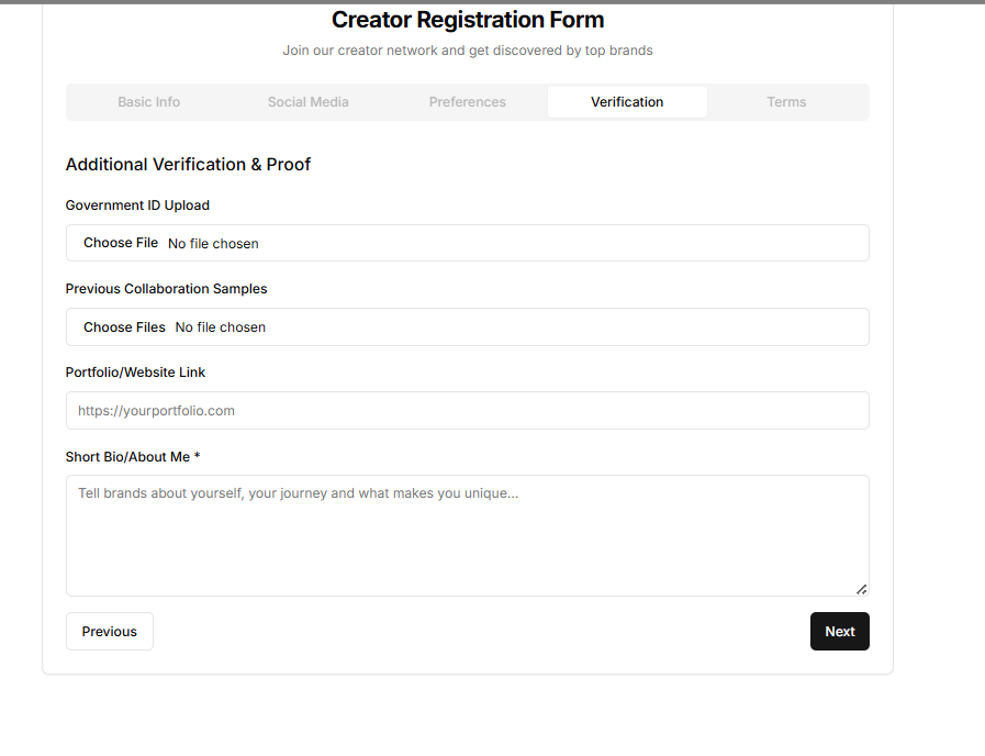 Growwithgarry의 CreatorHub - 브랜드와 제작자를 연결하는 인도에서 가장 빠른 방법 미디어 6
