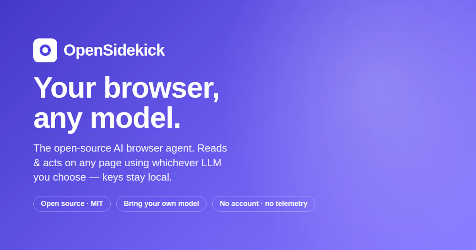 OpenSidekick screenshot 2