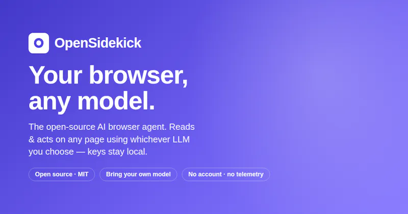 OpenSidekick screenshot 2