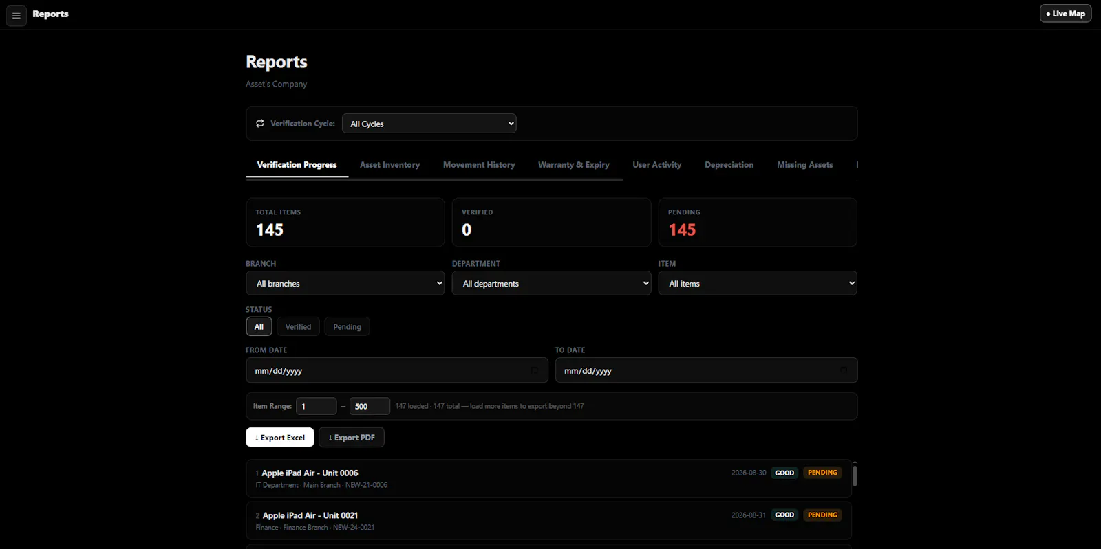 Asset Verifier screenshot 8